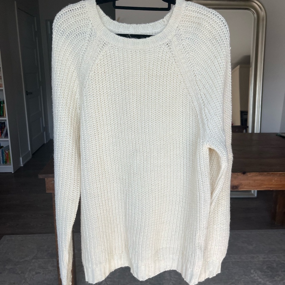 Zara Fisherman Knit Sweater